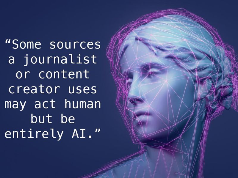 AI questionable sources quote