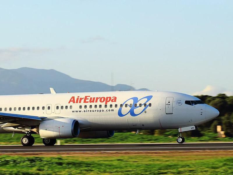 Air Europa plane grounded