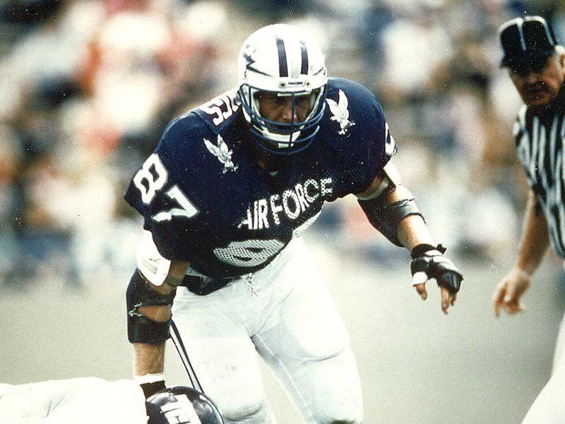 Air Force defensive end Chad Hennings