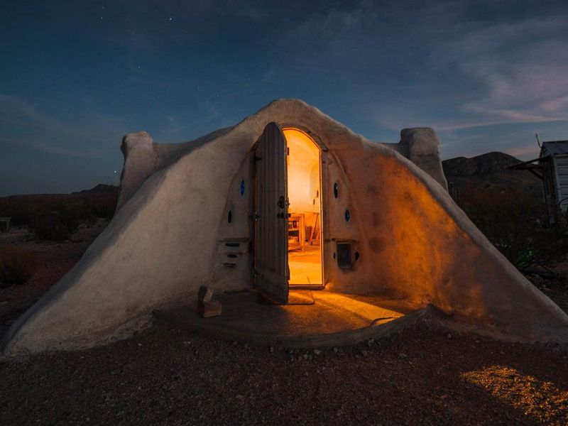 Airbnb clay dome