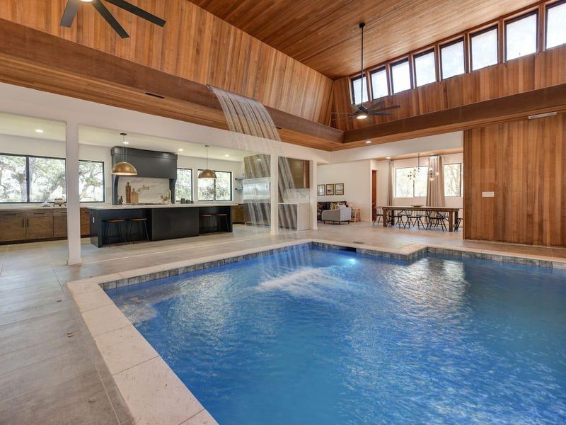 Airbnb pool indoors