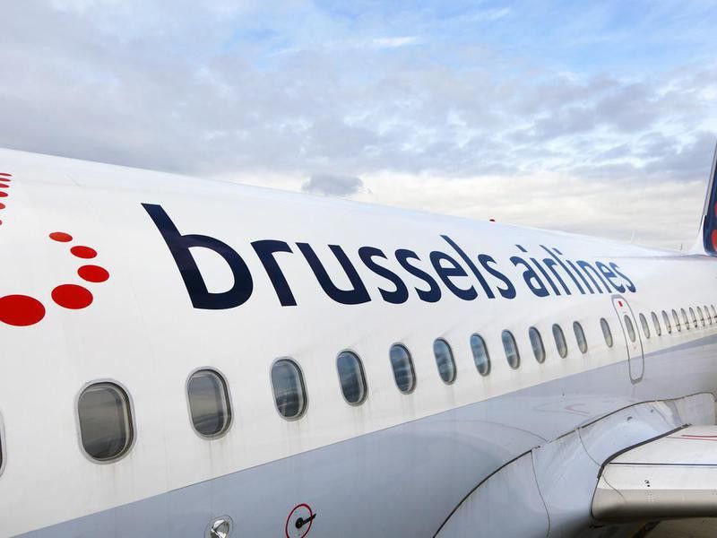 Airplane of Brussels Airlines