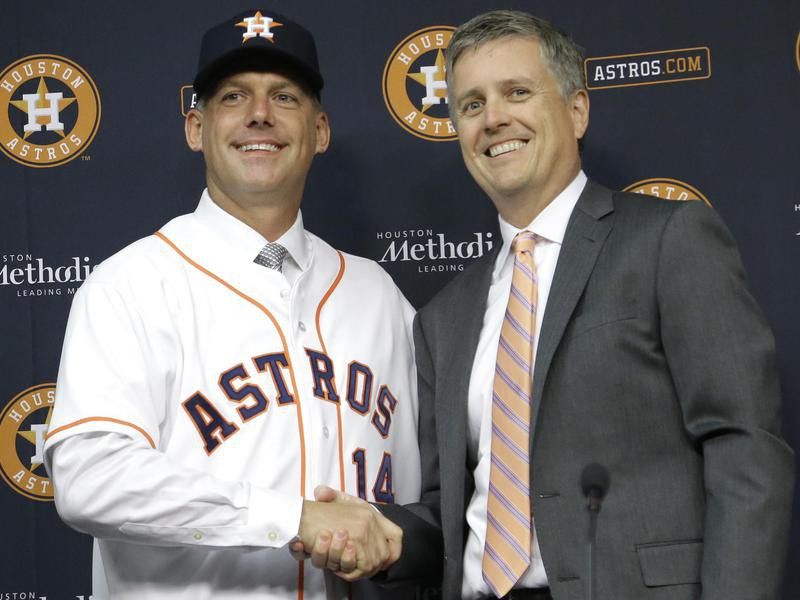 A.J. Hinch and Jeff Luhnow
