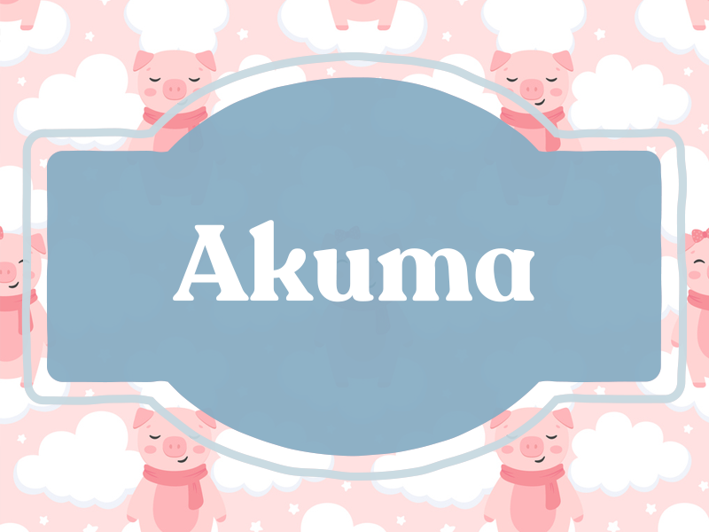 Akuma, banned baby name