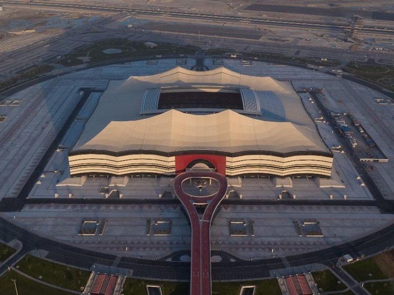 Al Bayt Stadium in Al Khor City
