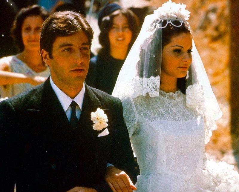 Al Pacino and Simonetta Stefanelli in The Godfather