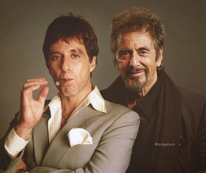 Al Pacino and Tony Montana