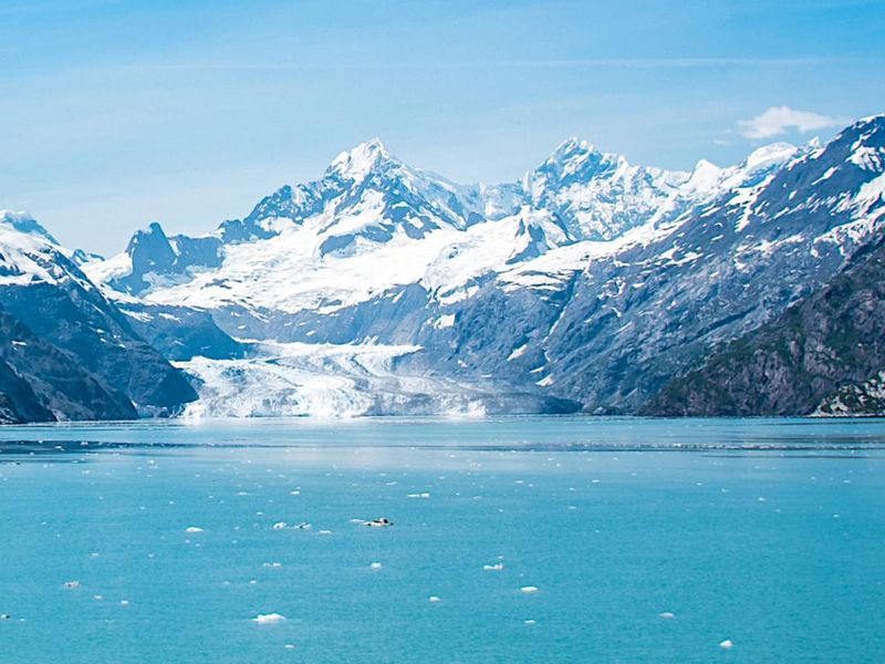 Alaska glacier on Regent Seven Seas Cruise