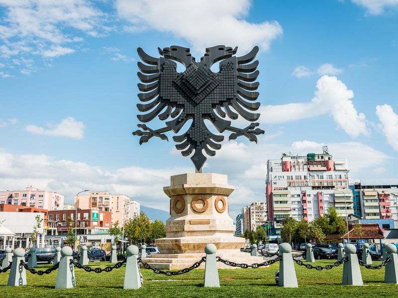 Albania Coat of Arms Emblem Tirana City