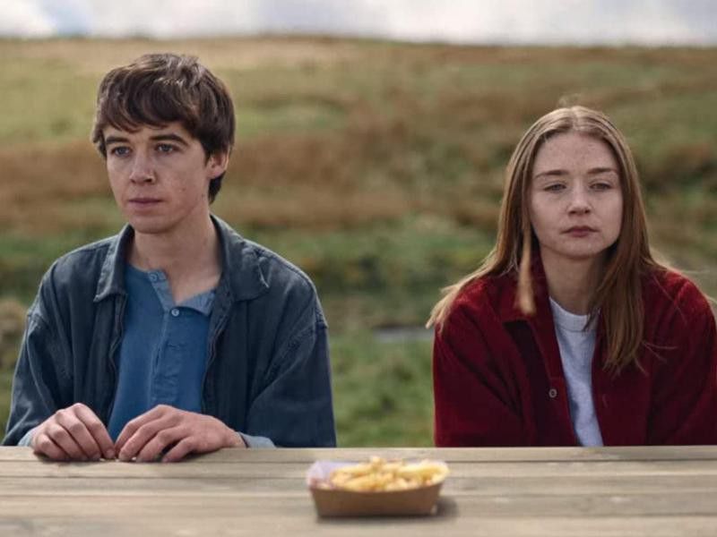 Alex Lawther and Jessica Barden,
