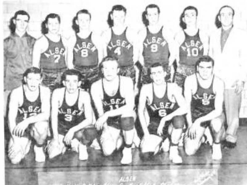Alsen High Basketball in 1957