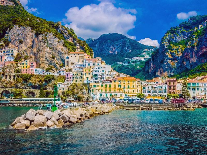 Amalfi village in Italy