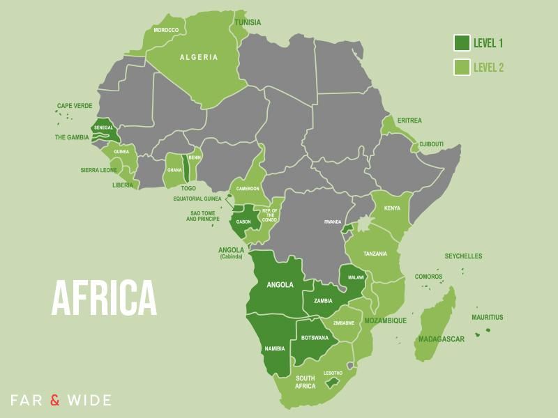 Amazing maps of African countries