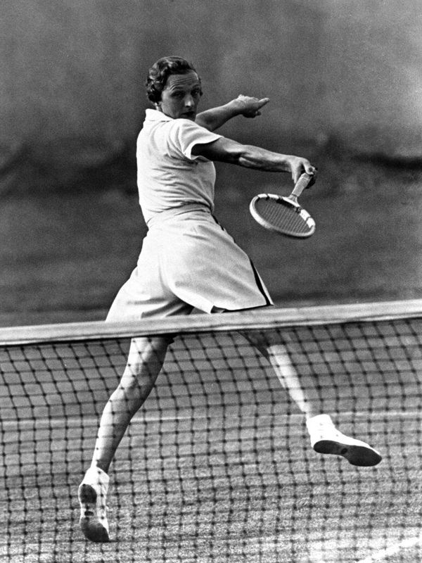 American tennis player Helen Jacobs