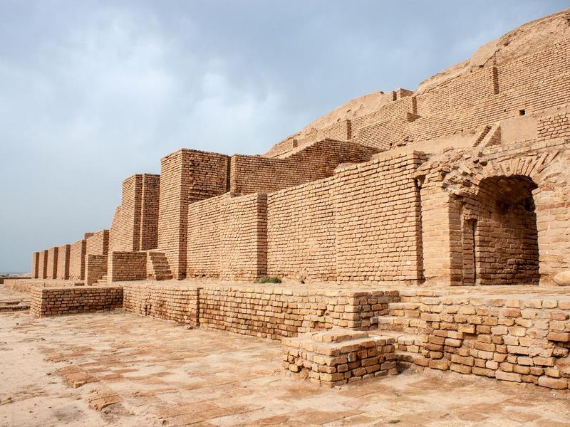 Ancient Achaemenid palace in Susa (Sush), Ira