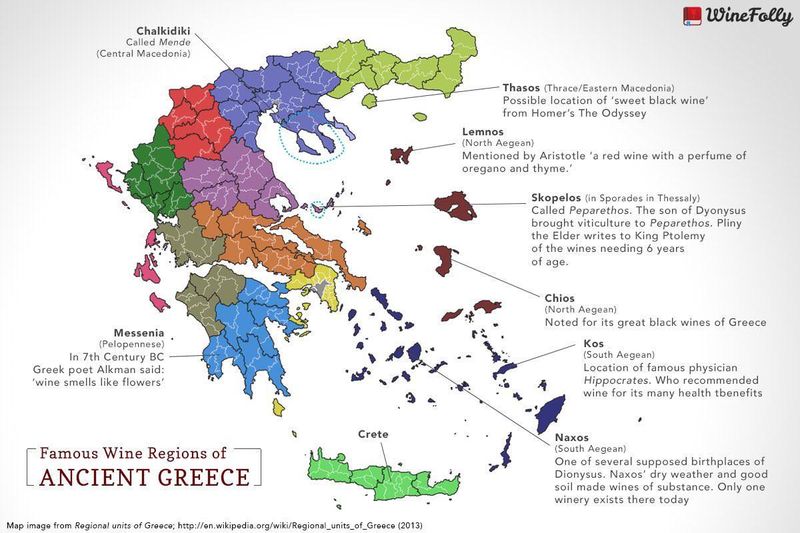 Ancient Greek Wine regions