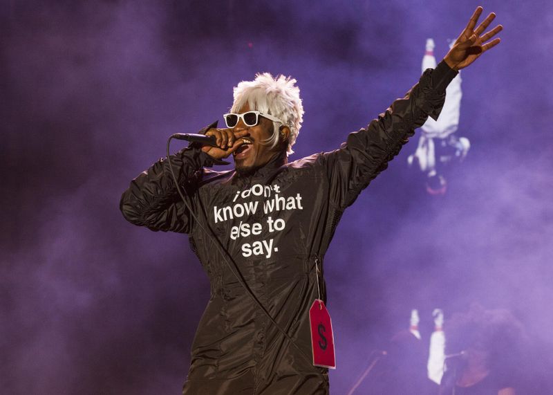 Andre 3000 performs at Voodoo Music Experience