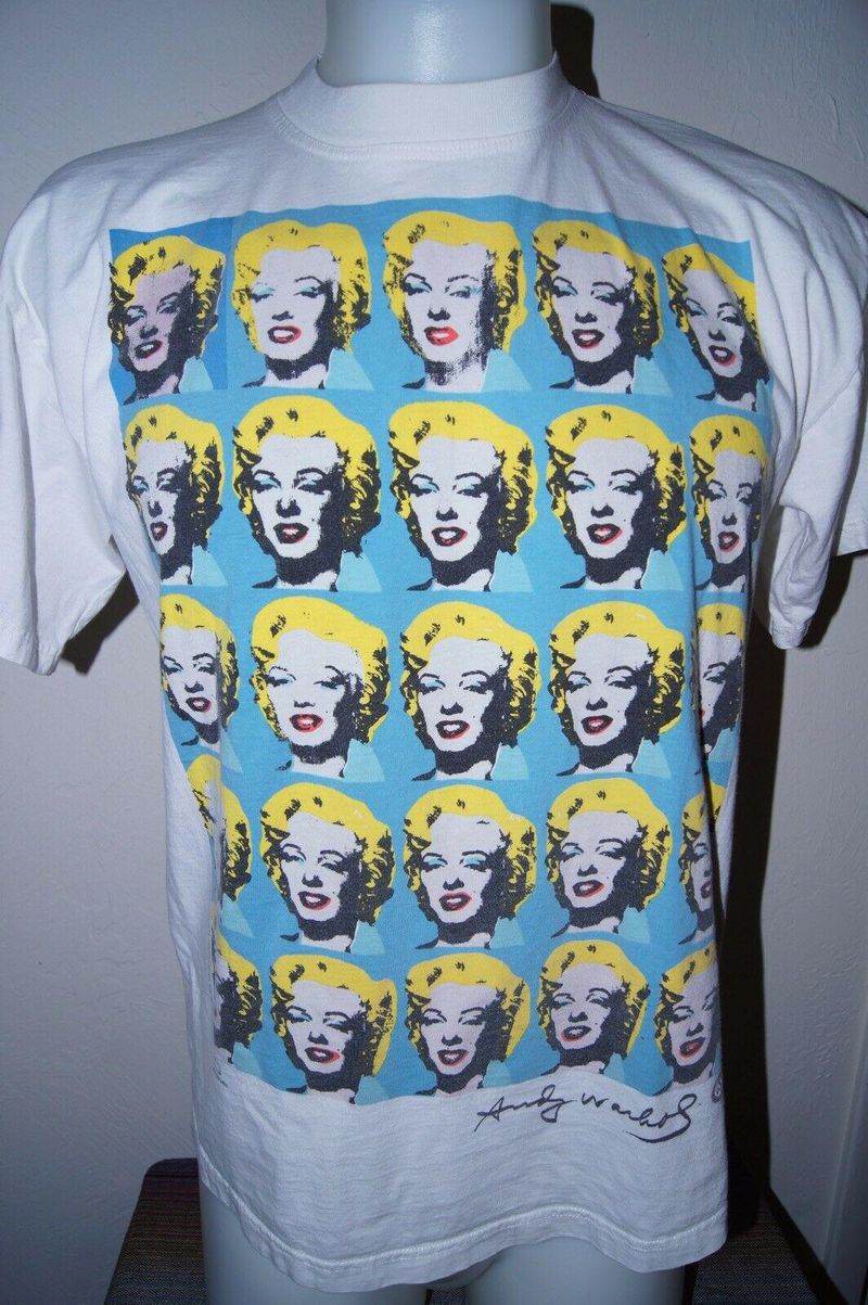 Andy Warhol Marilyn Monroe Pop Art T-Shirt
