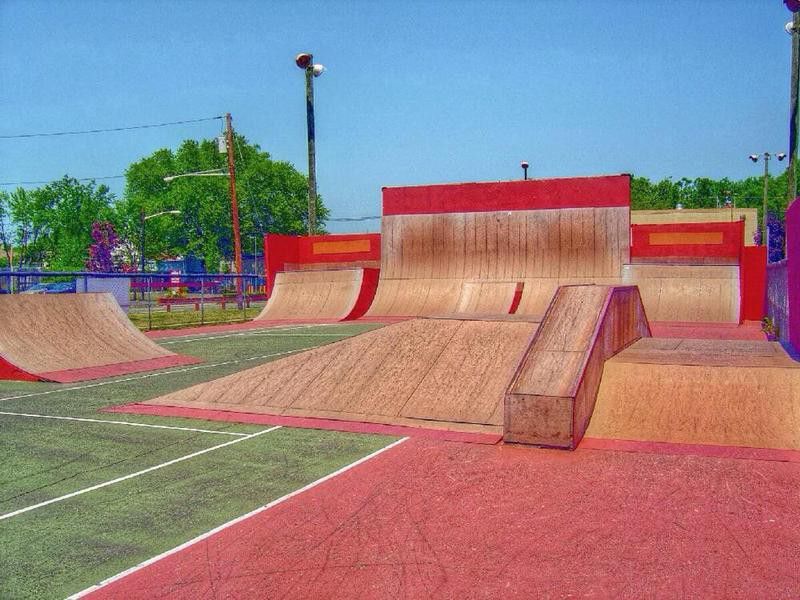 Ann Van Middlesworth Skateboarding Park in Hillsborough Township, New Jersey