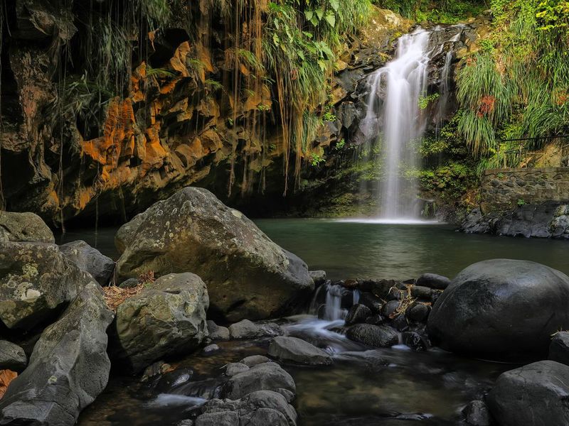 Annandale waterfalls on Grenada Island, Grenada