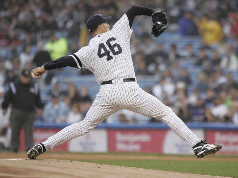 AnNew York Yankees' Andy Pettitte pitches against the Boston Red Sox