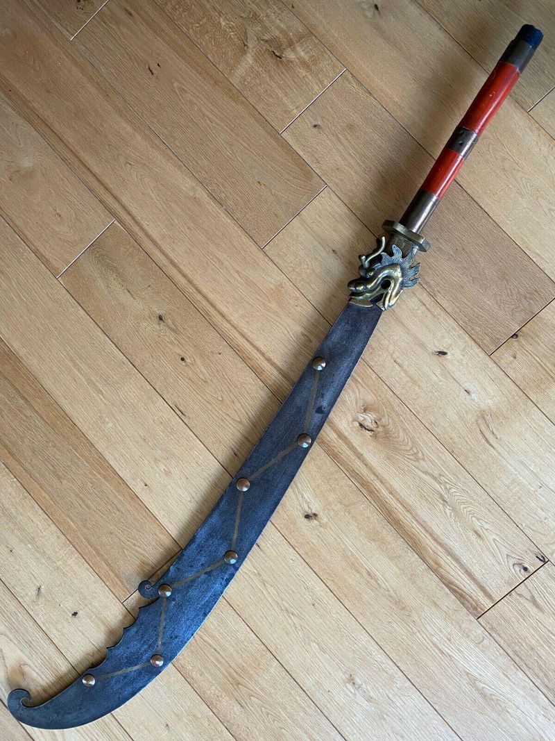 Antique Old Chinese 19-Century Polearm