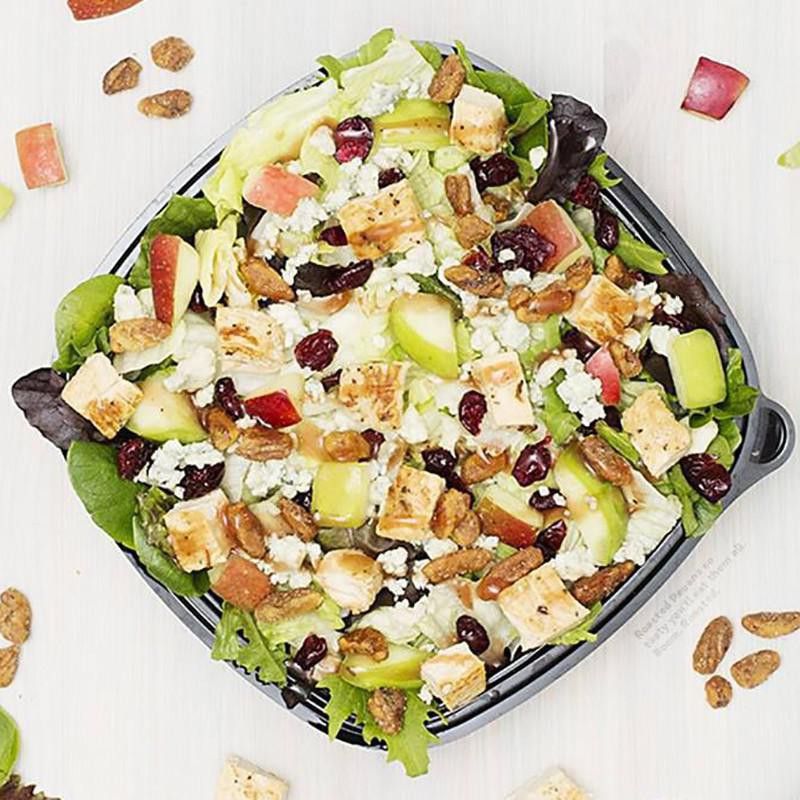 Apple Pecan Chicken Salad is a solid low calorie option