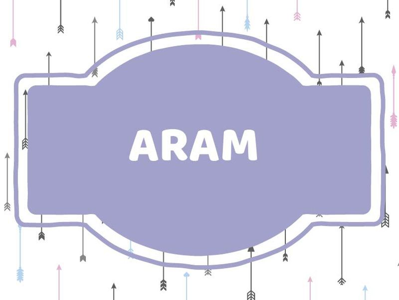 Aram, Hebrew baby name