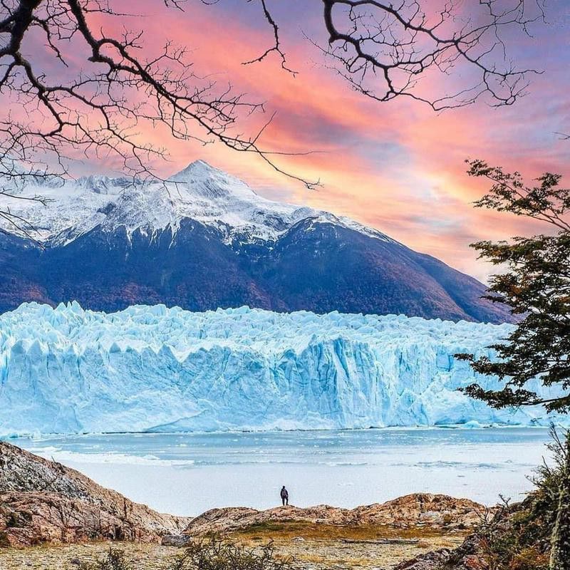 Argentinean Patagonia at sunset