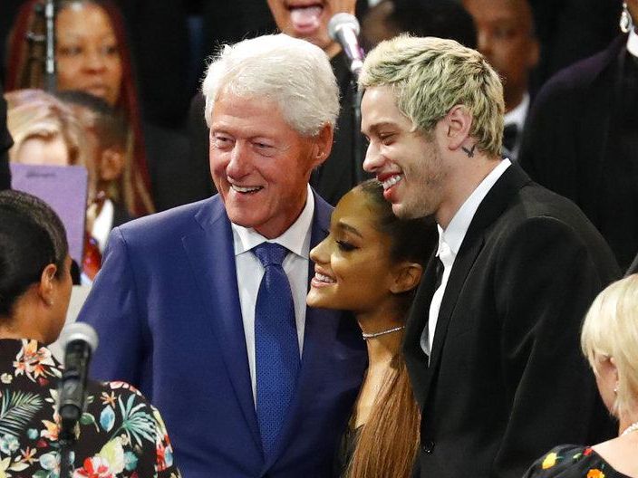 Ariana grande with bill clinton