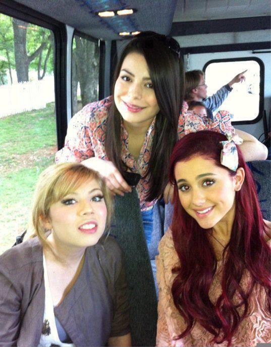 Ariana Grande with fans