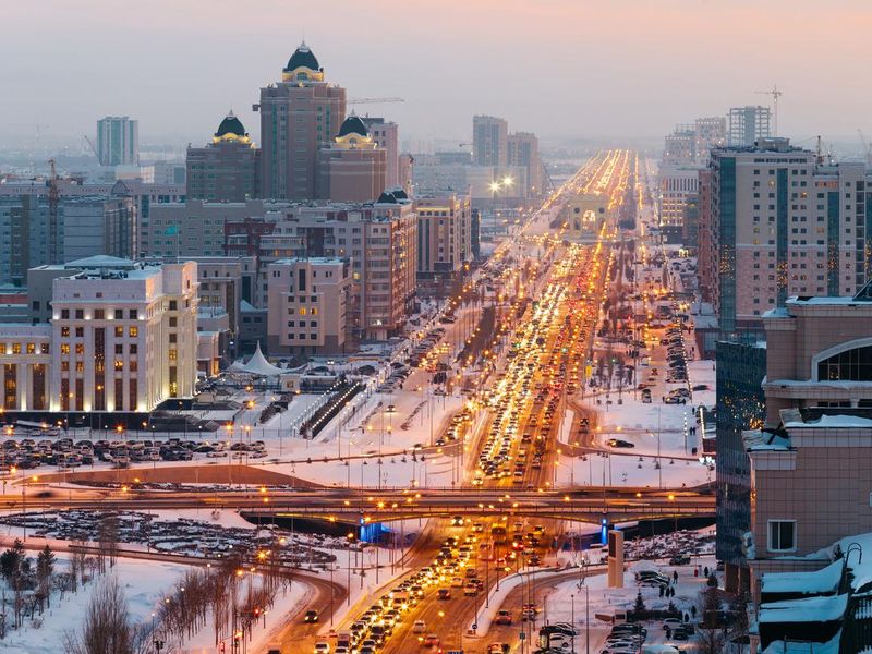 Ariel View of Nur-Sultan