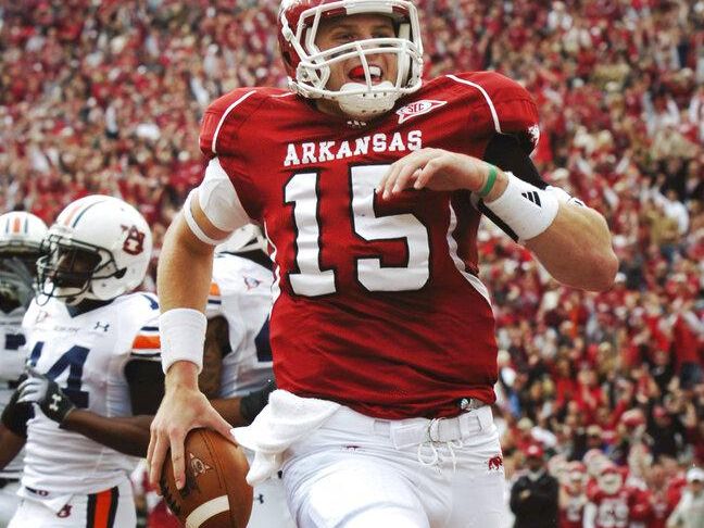 Arkansas quarterback Ryan Mallett