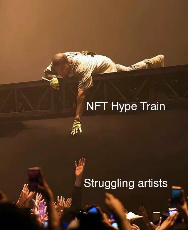 Artists jumping on the NFT train