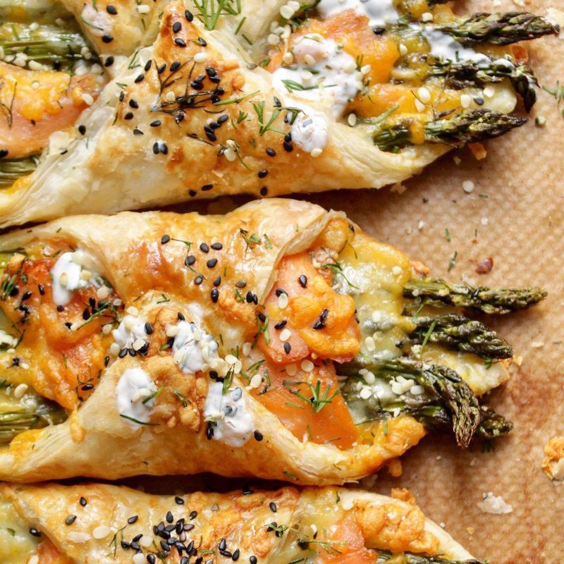 Asparagus Puff Pastry Boats