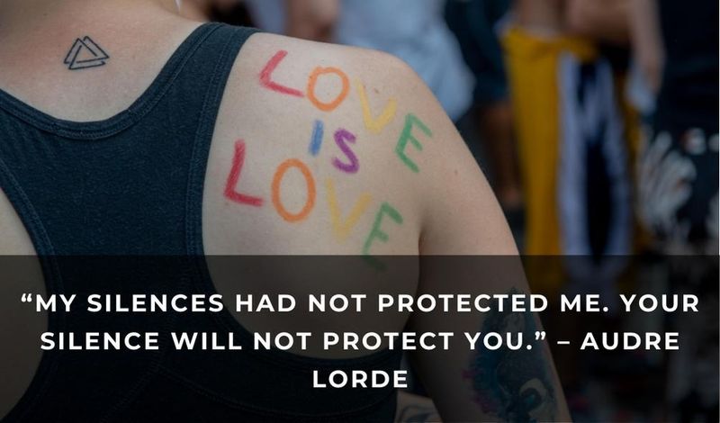Audre Lorde pride quote