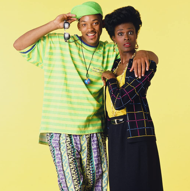 Aunt Viv with Will Smith