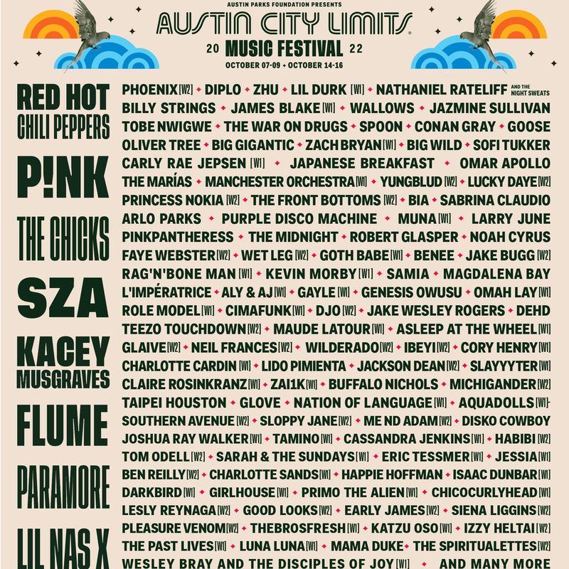 Austin City Limits lineup