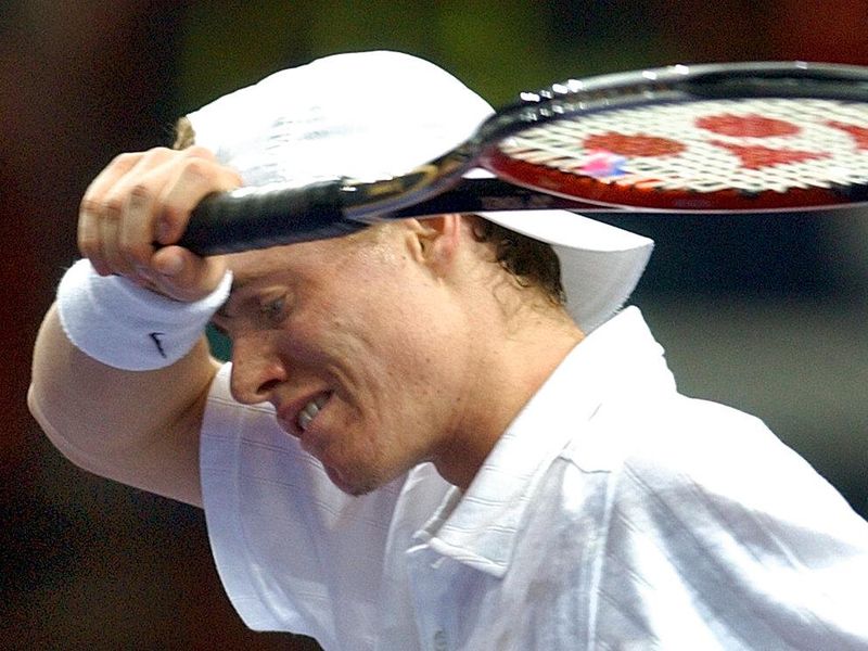 Australian tennis player Lleyton Hewitt