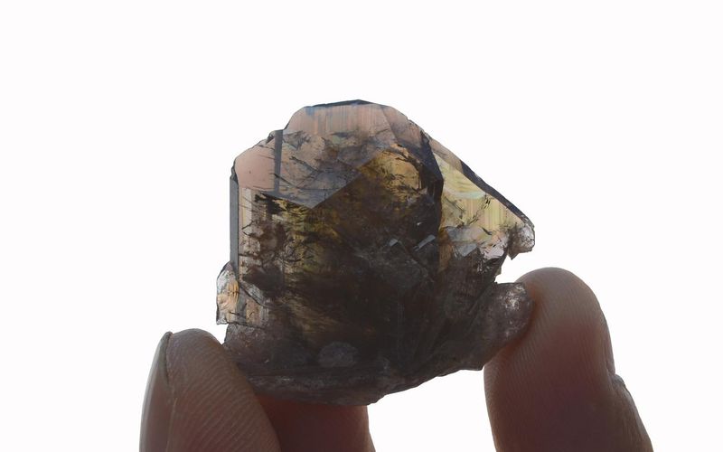 Axinite Crystal pleochroic specimen