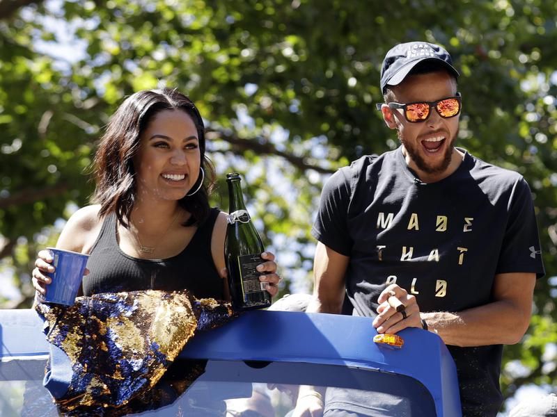 Ayesha and Steph Curry