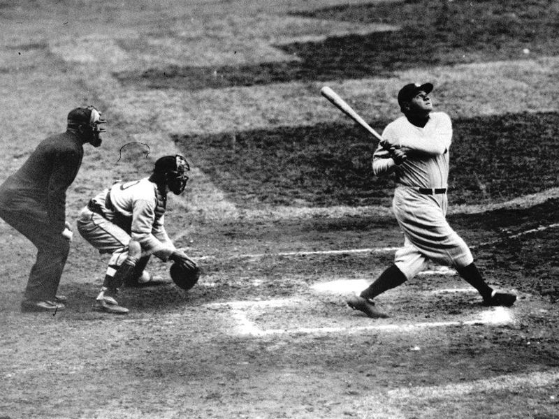 Babe Ruth of the New York Yankees