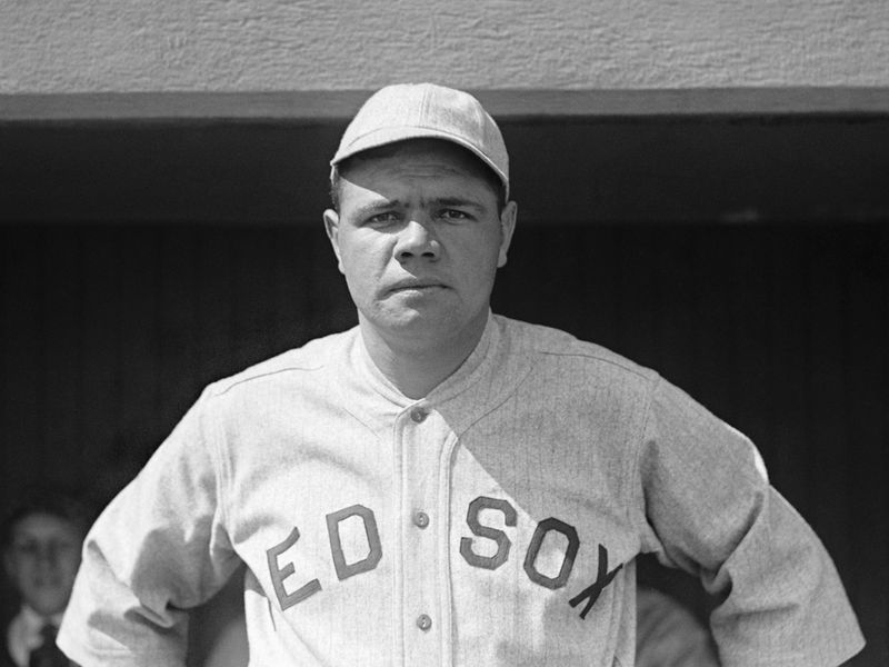 Babe Ruth on the Red Sox