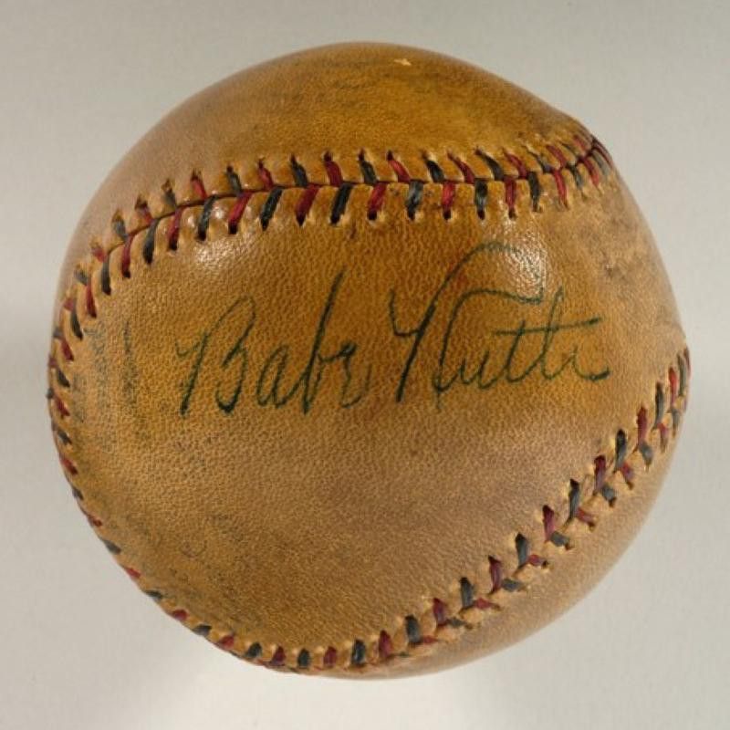 Babe Ruth’s Autographed 1933 All-Star Game Home Run Baseball