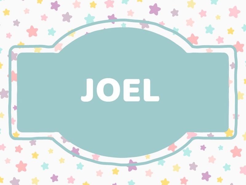 Baby Name Inspiration: Joel