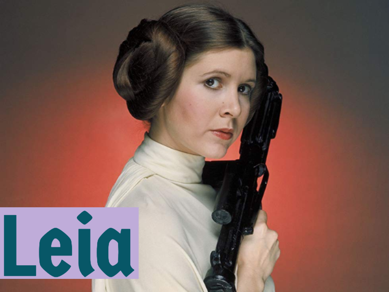 Baby names from movies: leia