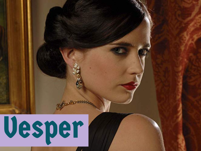 Baby names from movies: vesper