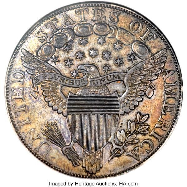 Back of 1804 Silver Dollar