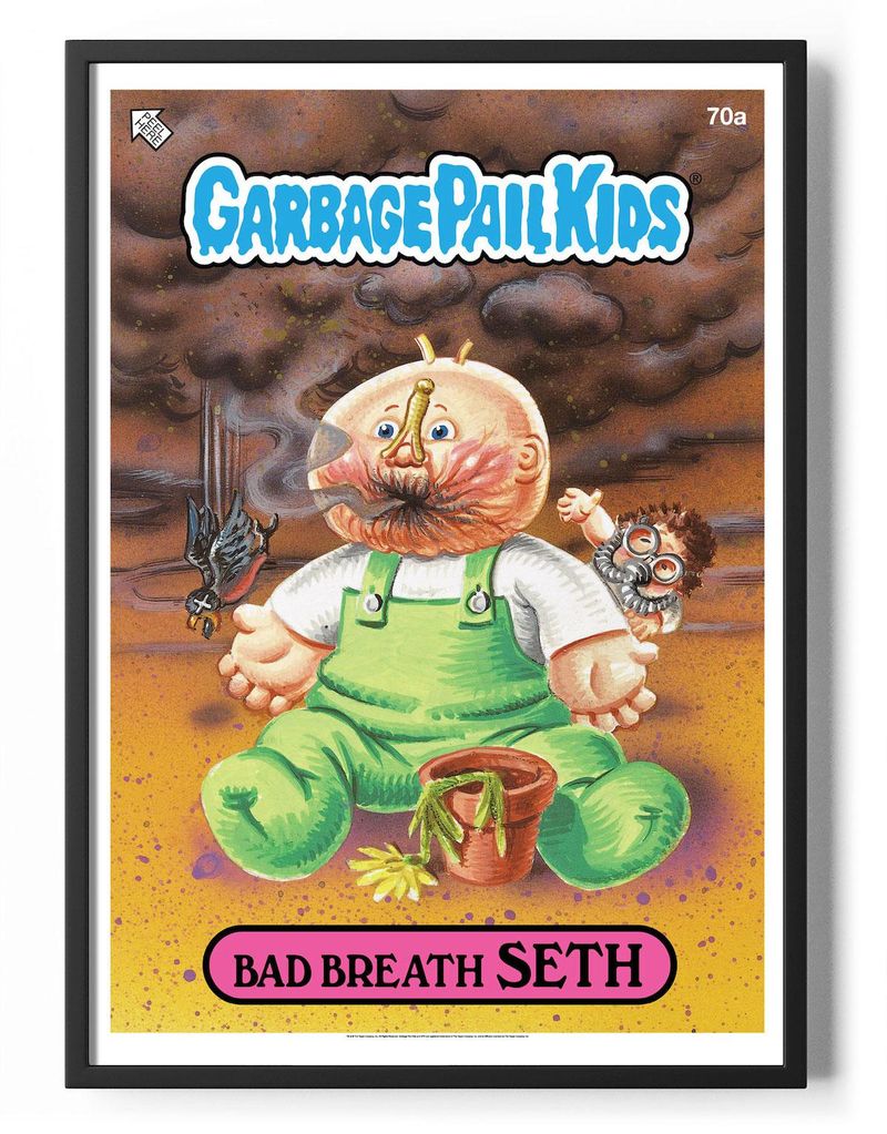 Bad Breath Seth Garbage Pail Kids card