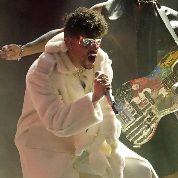 Bad Bunny performs at the Billboard Music Awards, Friday, May 21, 2021, at the Microsoft Theater in Los Angeles. The awards show airs on May 23 with both live and prerecorded segments. (AP Photo/Chris Pizzello)